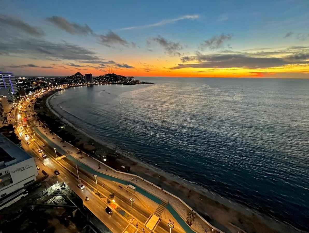 Апартаменты Sunset View Malecon 1404 Vista Panoramica Al Mar Масатлан Экстерьер фото