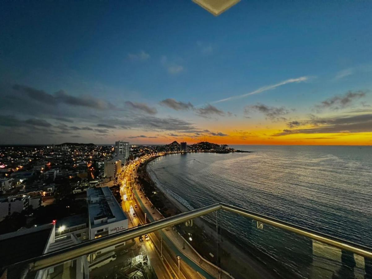 Апартаменты Sunset View Malecon 1404 Vista Panoramica Al Mar Масатлан Экстерьер фото